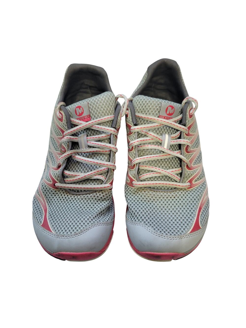 Merrell Bare Arc 4 Women's Gray & Pink Running Sneakers Size 9.5 61126-2934
